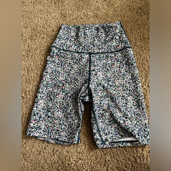 Flower Biker Shorts - Picture 1 of 8